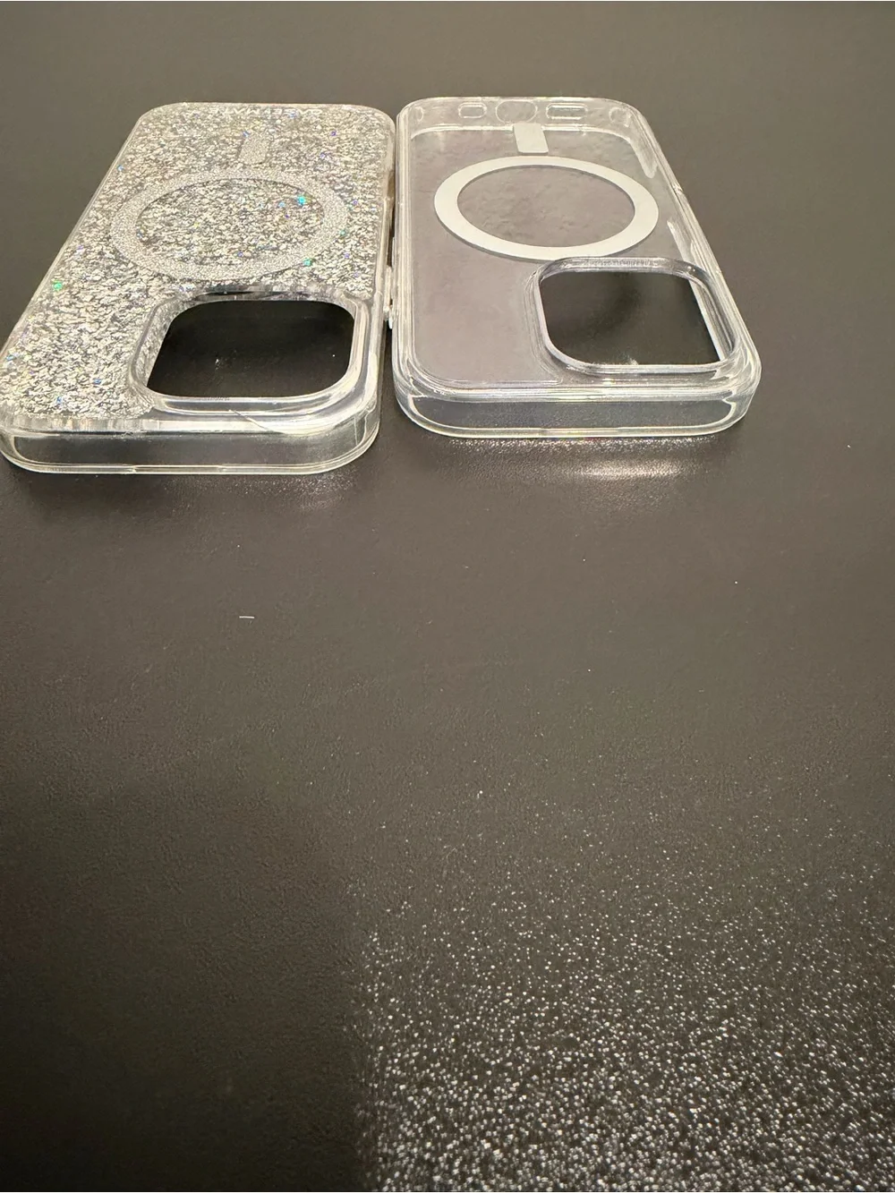 iPhone 16 Pro Case Bundle – Case-Mate Glitter MagSafe + OtterBox Clear MagSafe